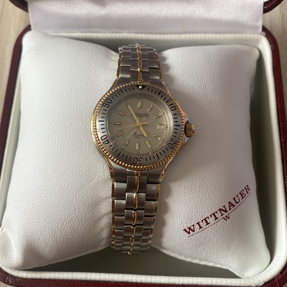 ❤️ Wittnaur Two Tone Watch NWT and in box - Picture 4 of 6